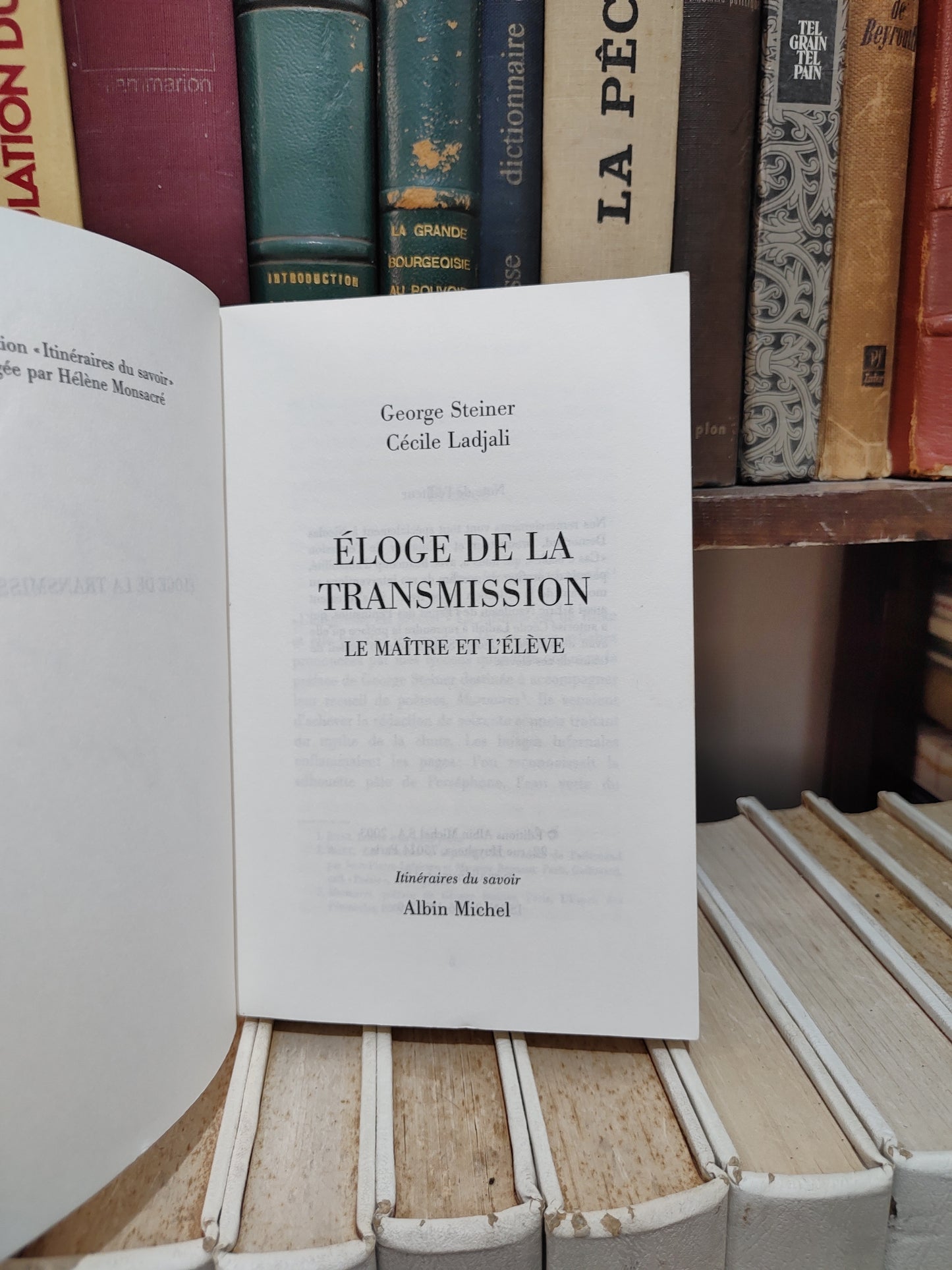Steiner - Éloge de ma transmission