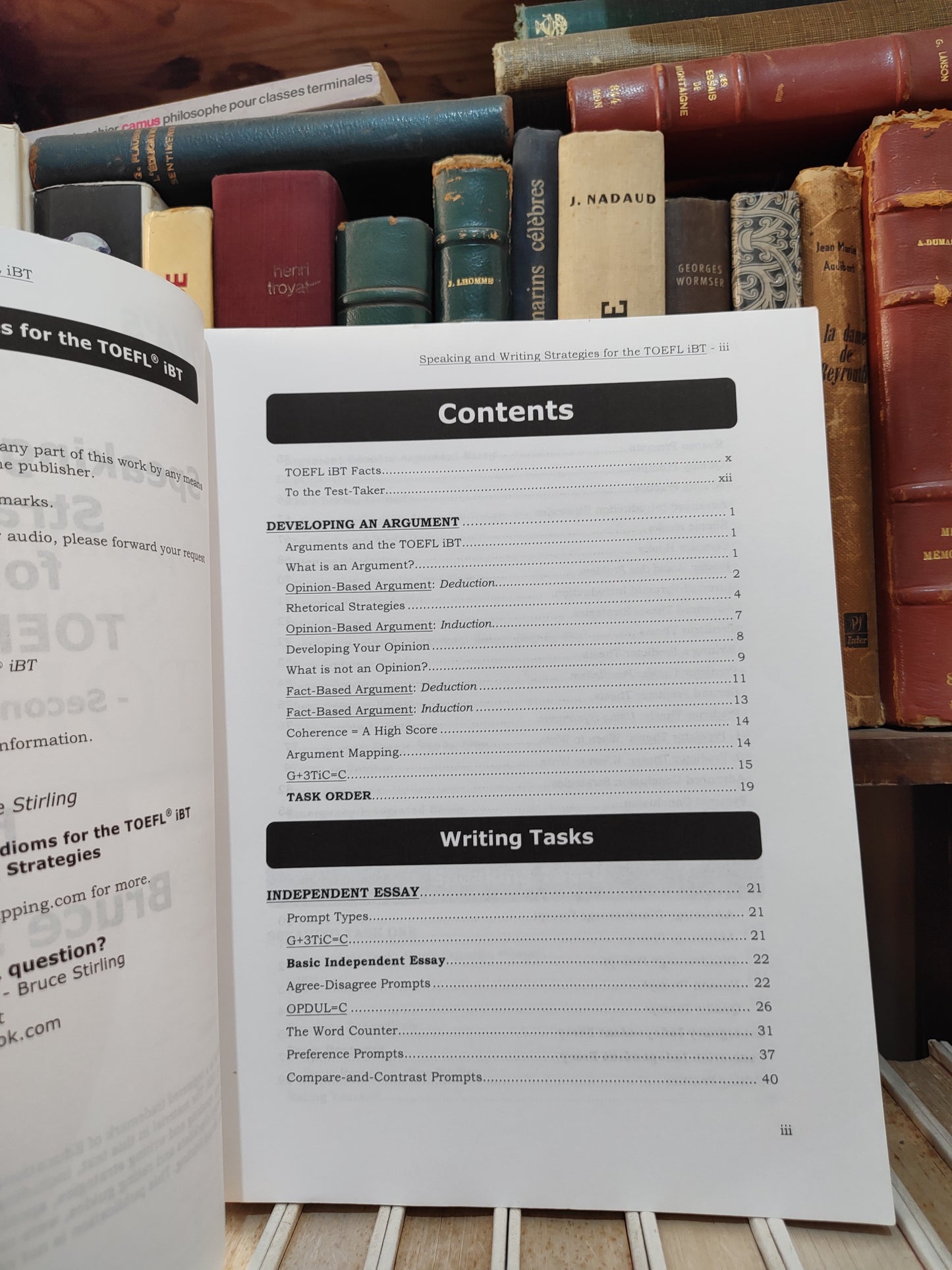 Stirling - Speaking and writing strategies for the Toefl iBT
