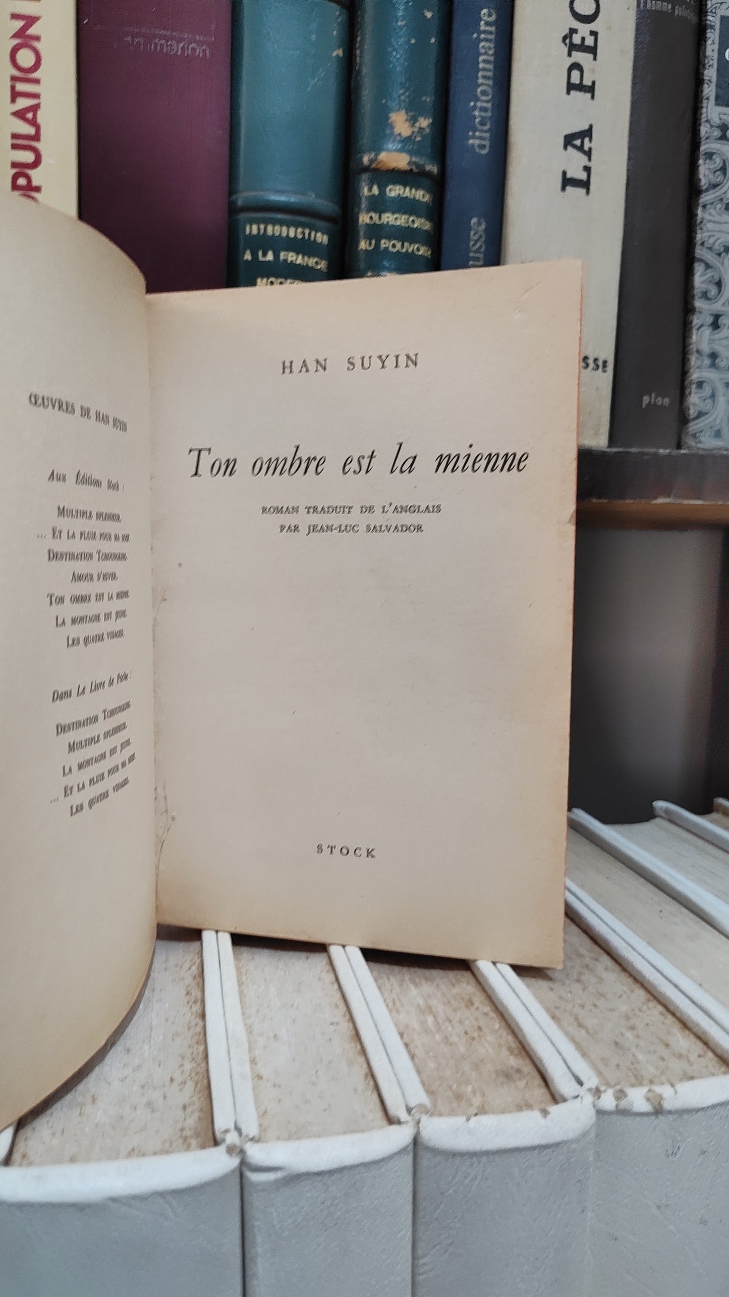 Suyin - Ton ombre est la mienne
