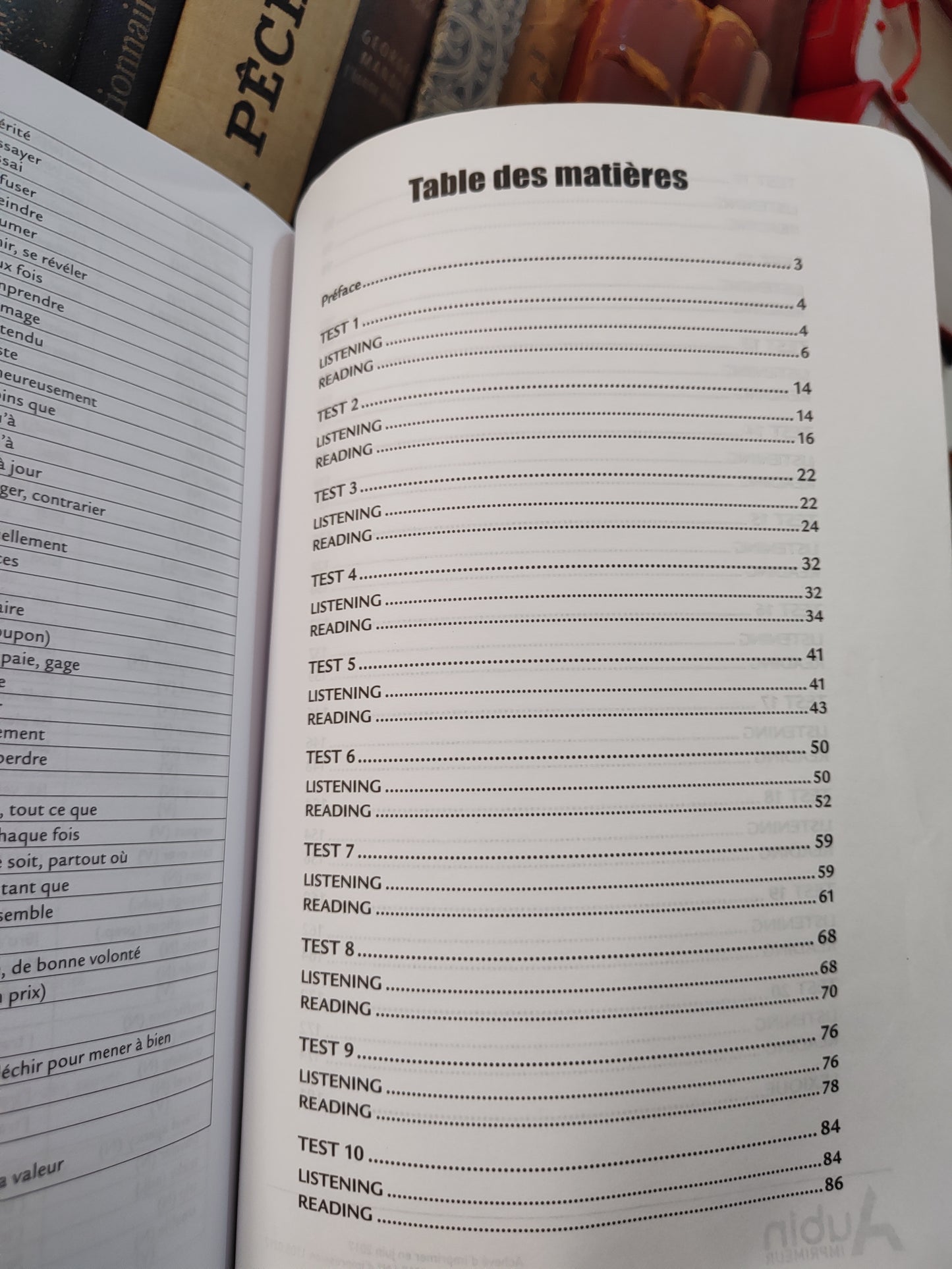 TOEIC Kit d'entrainement