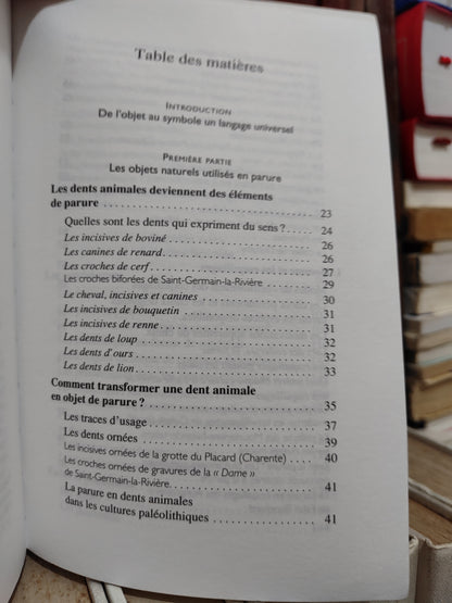 Taborin - Langue sans parole : La parure aux temps préhistorique