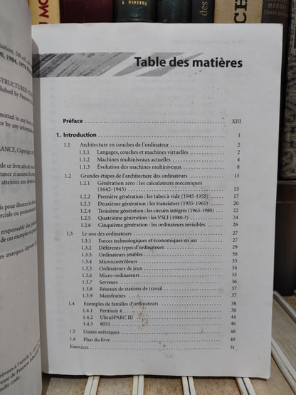 Tanenbaum - Architecture de l'ordinateur