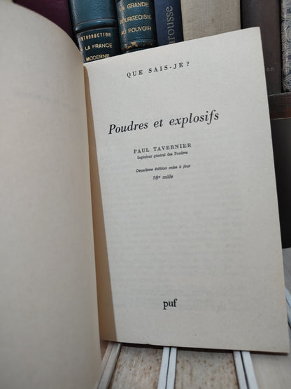 Tavernier - Poudres et explosifs