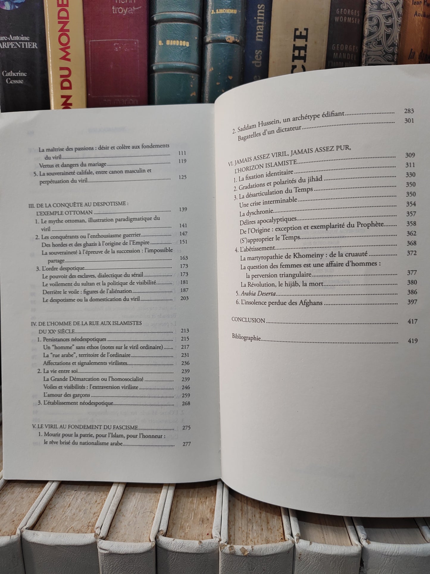 Tazi - Le genre intraitable ; Politique de la virilité dans le monde musulman