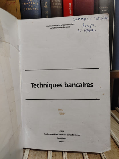 Techniques bancaires