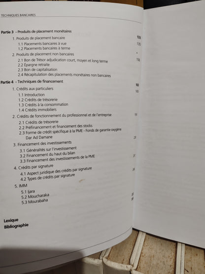 Techniques bancaires