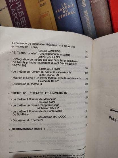 المسرح و التربية Theatre et education