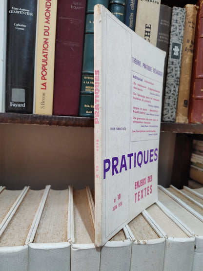 Théorie pratique pédagogie n 10