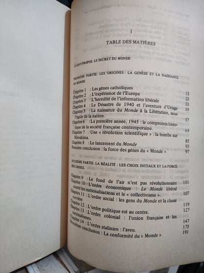 Thibau - Le monde ; Histoire d'un journal / Un journal dans l'histoire