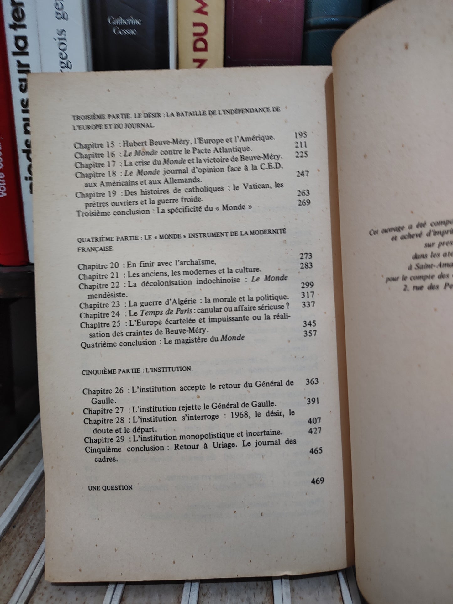 Thibau - Le monde ; Histoire d'un journal / Un journal dans l'histoire
