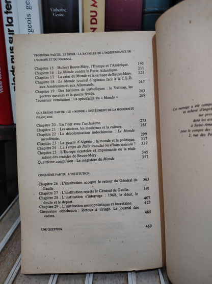 Thibau - Le monde ; Histoire d'un journal / Un journal dans l'histoire