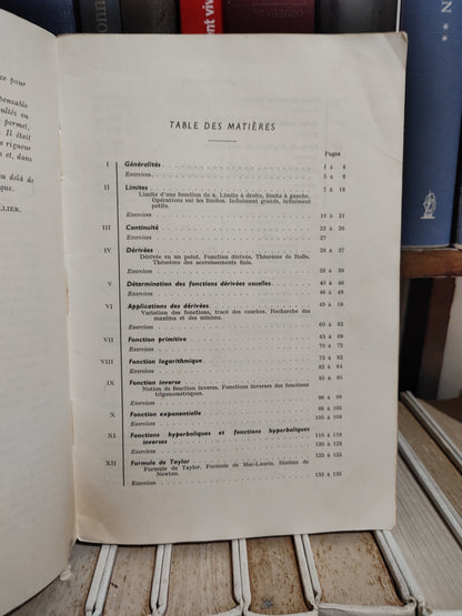 Thuillier - Cours de mathématiques supérieurs