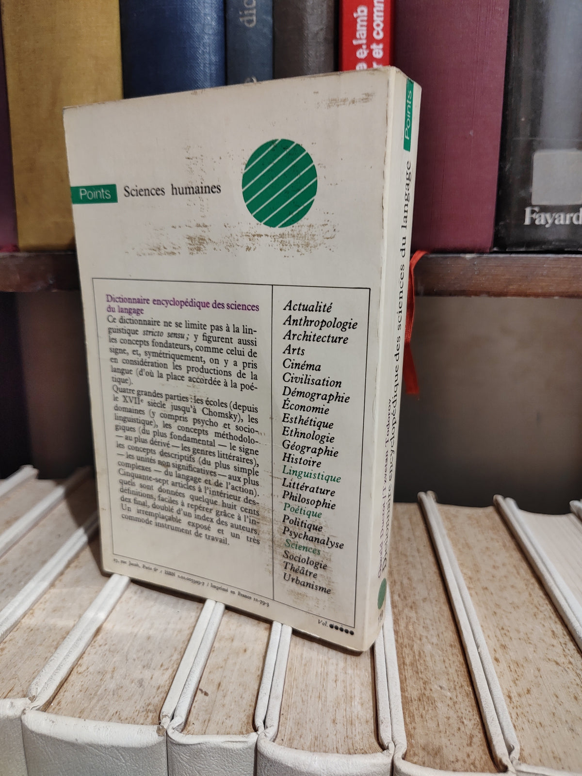 Todorov - Dictionnaire encyclopédique des sciences du language