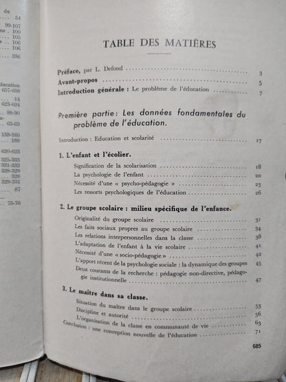 Toraille - Psychopédagogie pratique (voir photo d'avant propos)