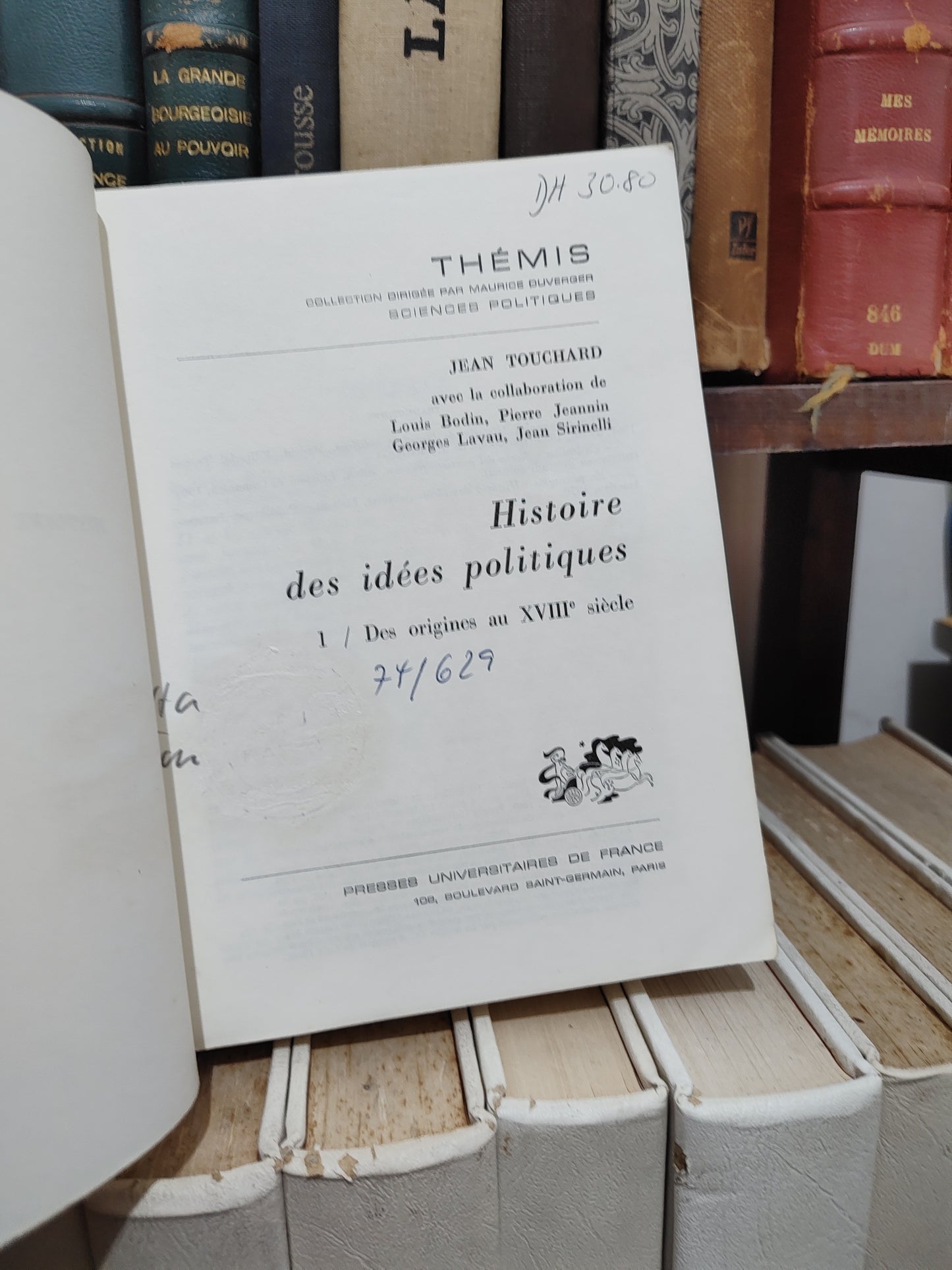 Touchard - Histoire des idées politique THEMIS