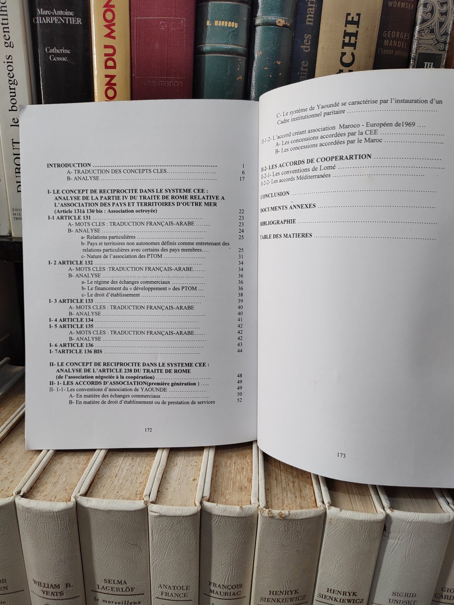 Touiti - La réciprocité dans les rapports entre l'Union Européenne et les pays en développement