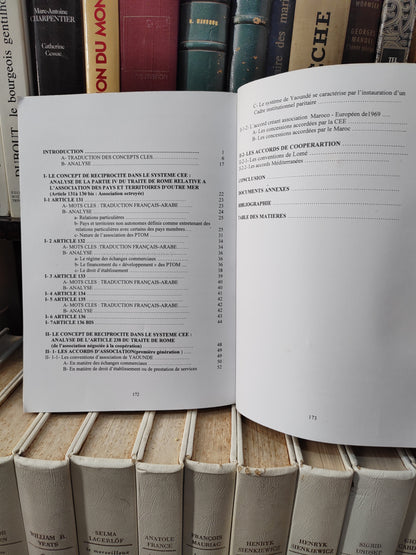 Touiti - La réciprocité dans les rapports entre l'Union Européenne et les pays en développement