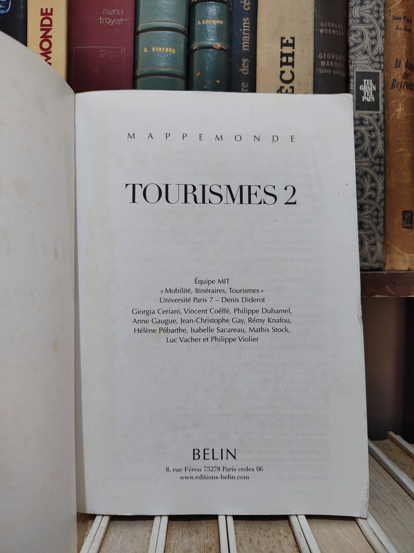Tourisme 2 : Moments de lieux
