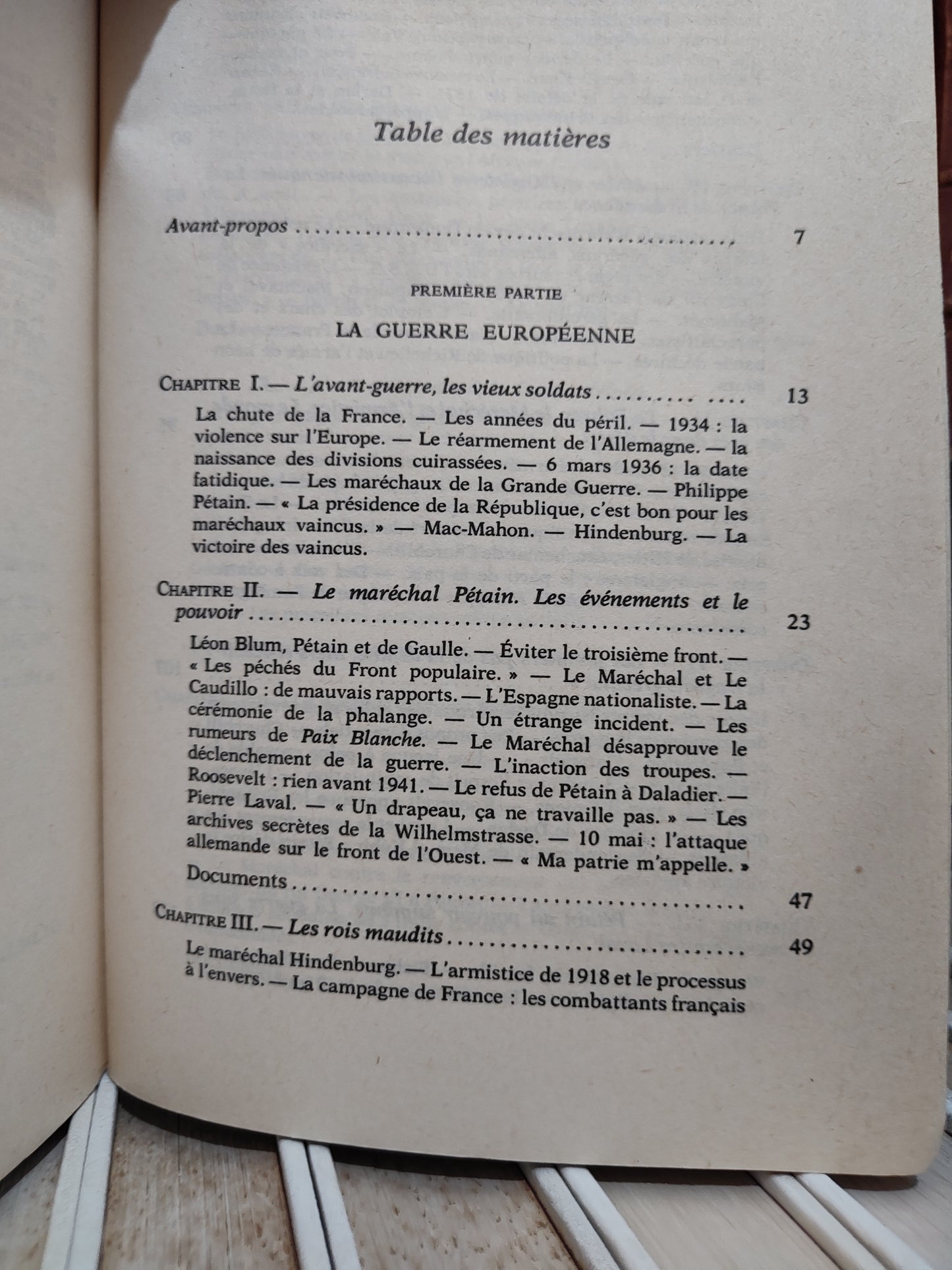 Tournoux - Pétain et la France : La seconde guerre mondiale