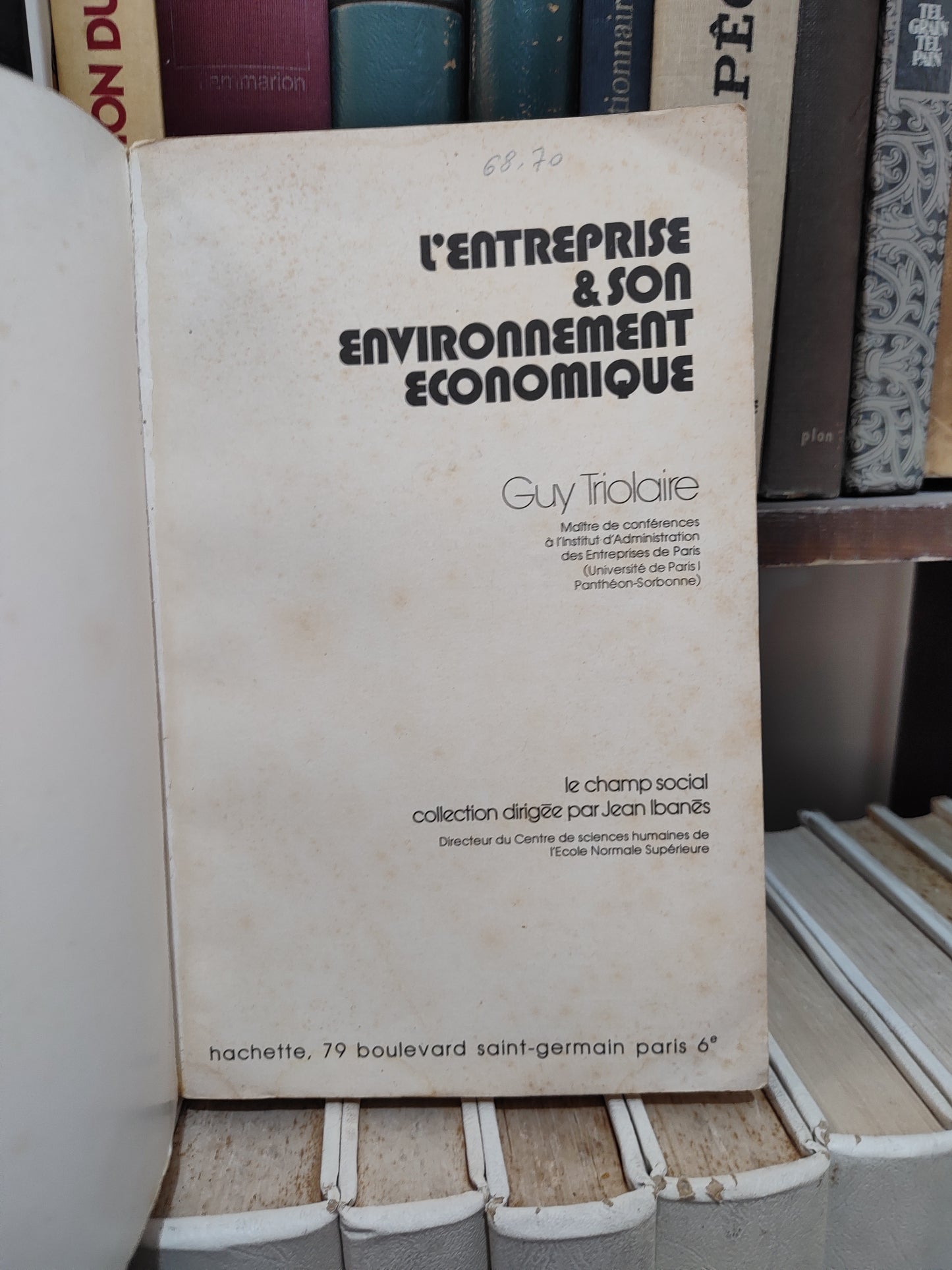 Triolaire - L'entreprise et son environnement économique
