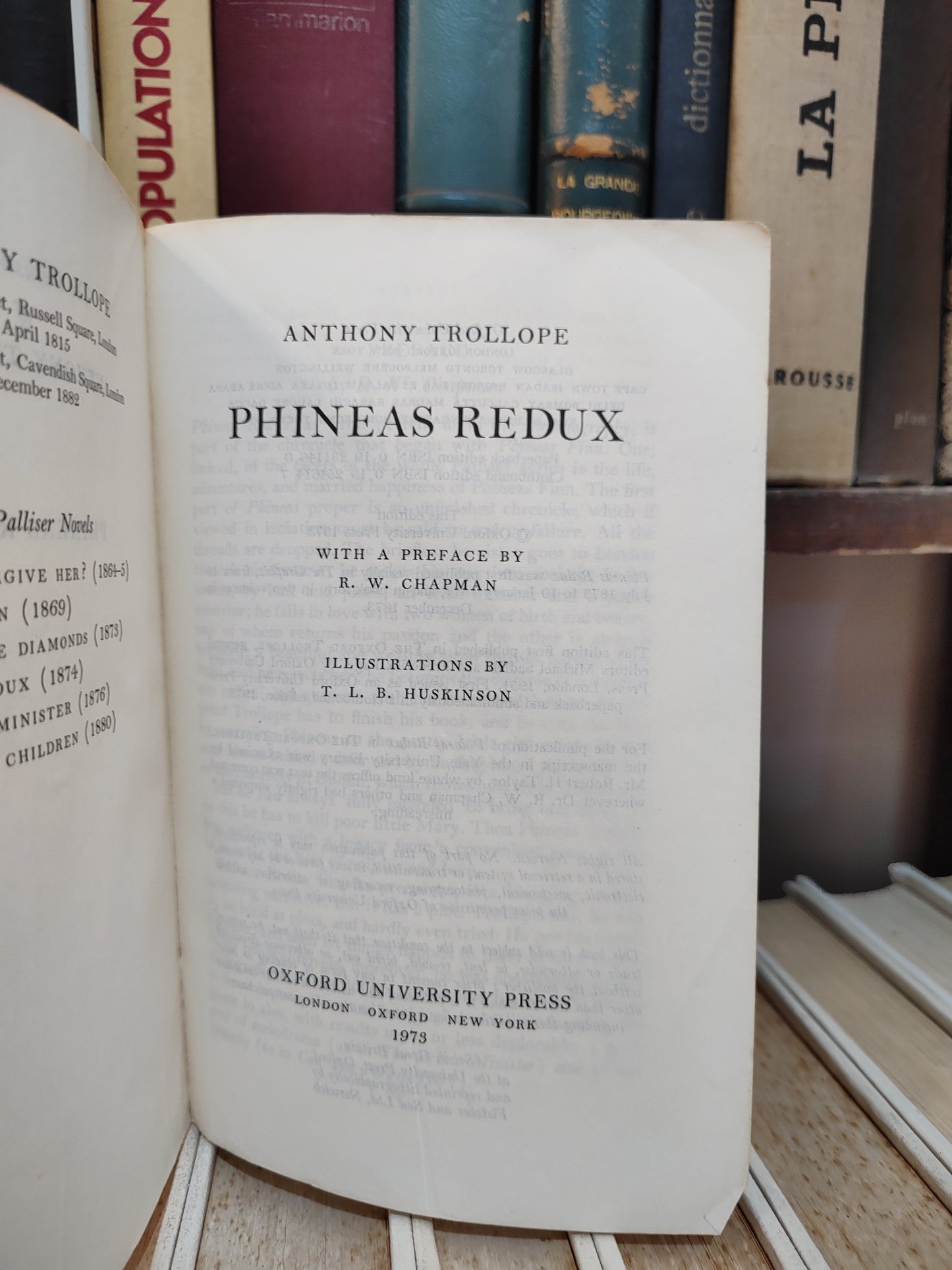 Trollope - Phineas redux