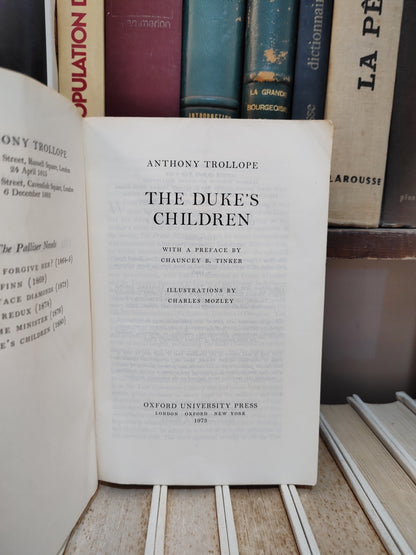 Trollope - The duke's children