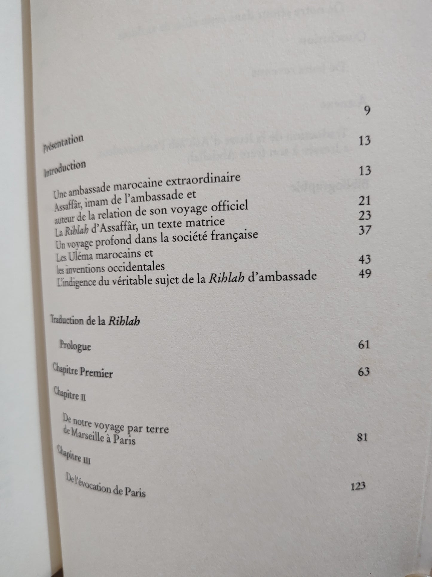 Une ambassade marocaine chez Louis-Phillippe Rihlah al faquih Assaffar ila bariz
