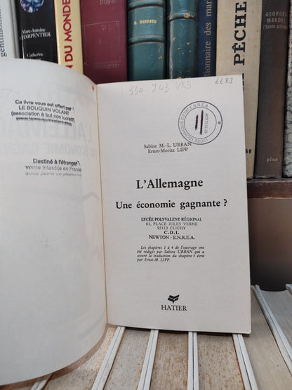 Urban - L'Allemagne une économie gagnante