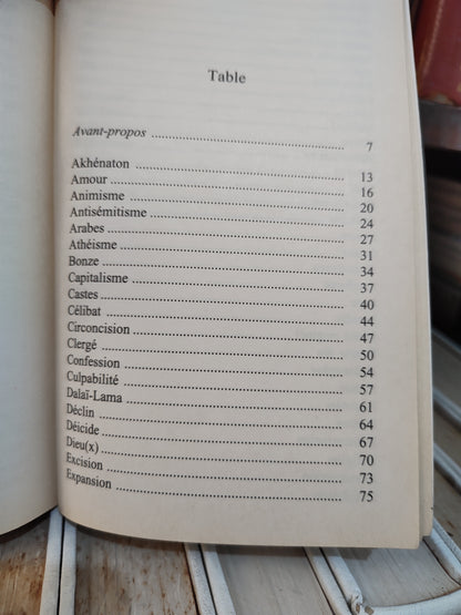 Vallet - Petit lexique des idées fausses sur les religions