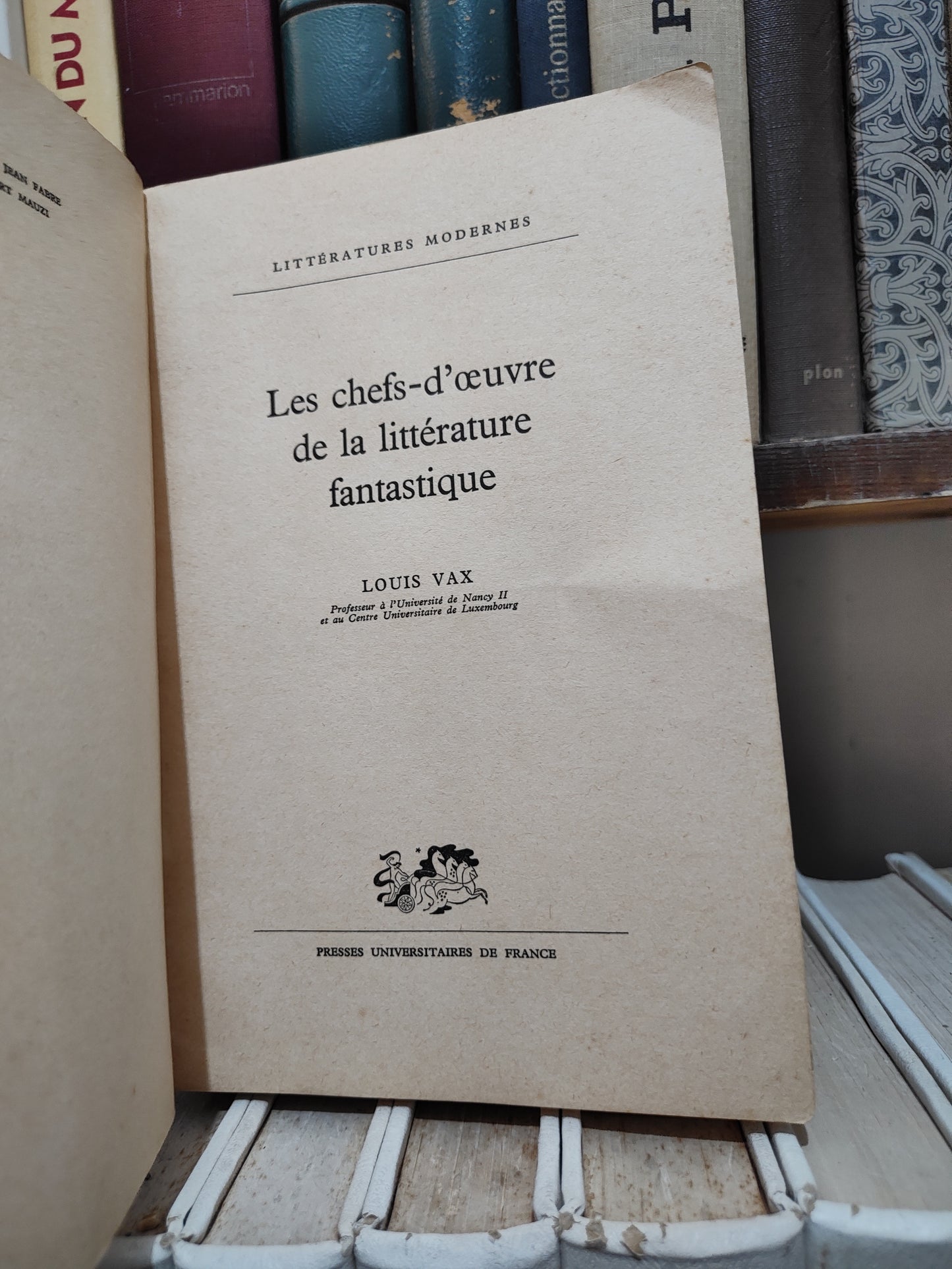Vax - Les chefs-d'œuvre de la littérature fantastique