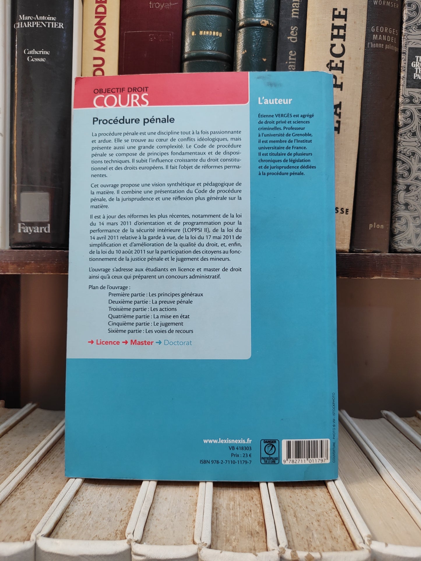 Vergès - Procédure pénale ; Objectif droit cours