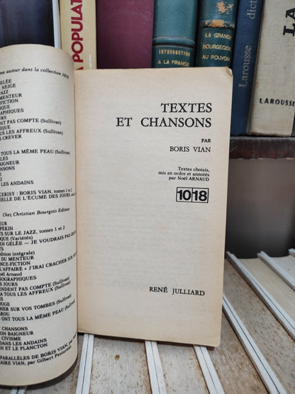 Vian - Textes et chansons