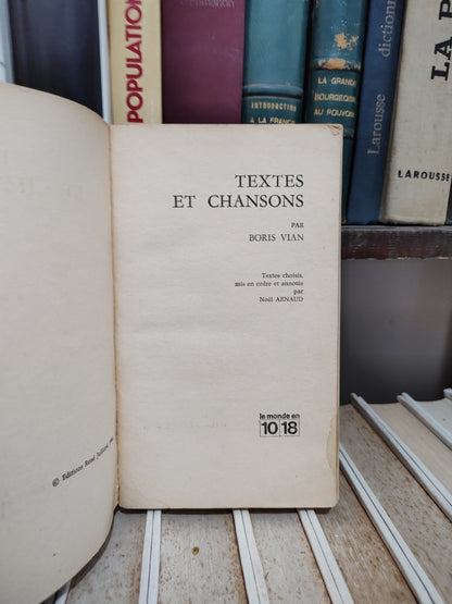 Vian - Textes et chansons