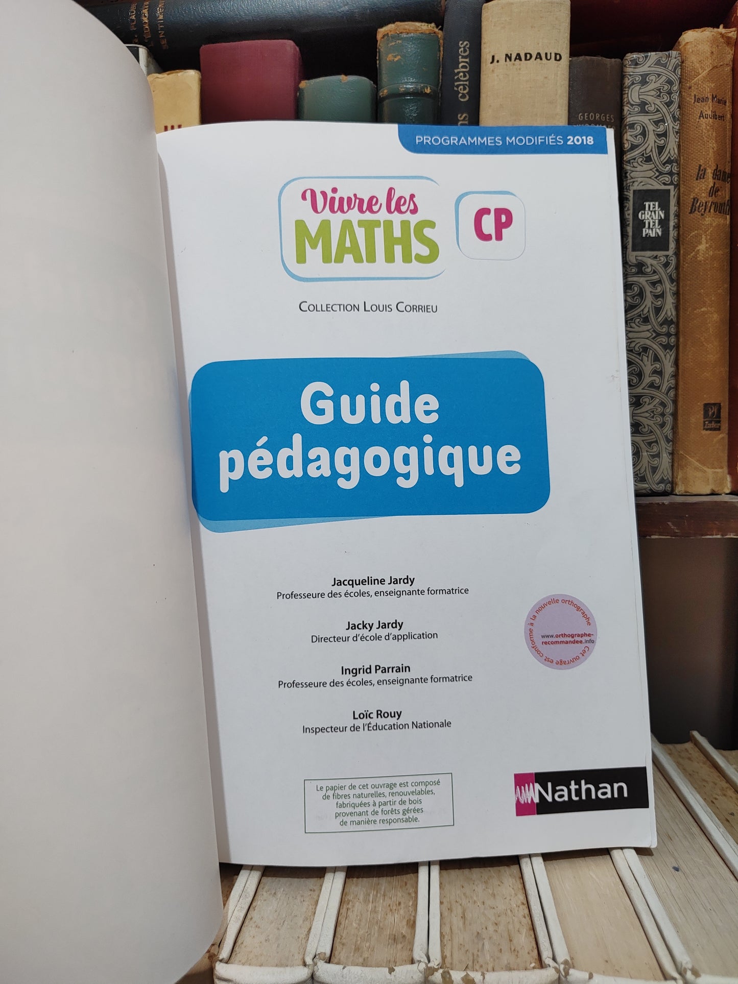 Vivre les math CP Guide pédagogique