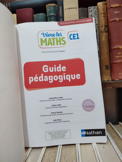 Vivre les matsh CE1 Guide pédagogique