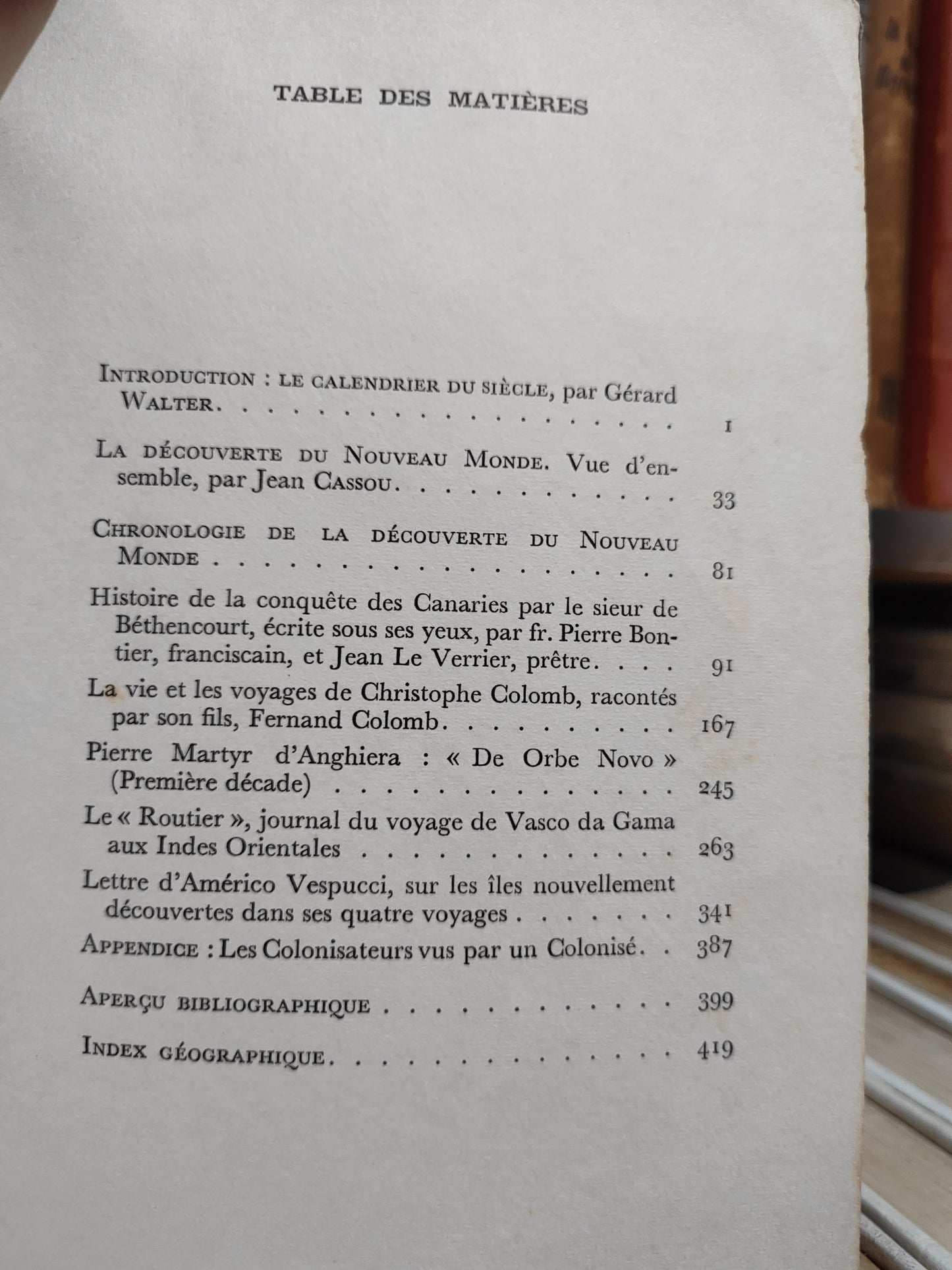 Walter Le mémorial des siècles XVe siècle La découverte du Nouveau Monde