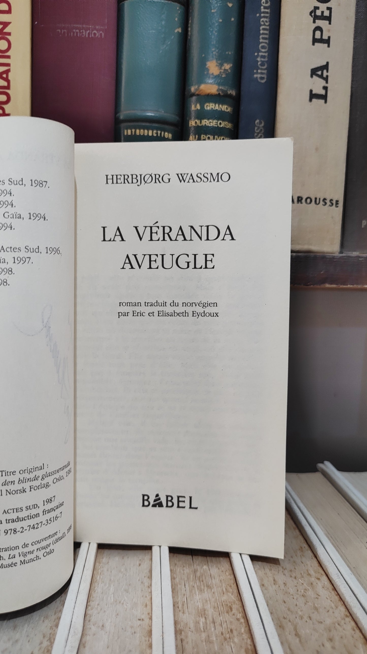 Wassamo - La véranda aveugle