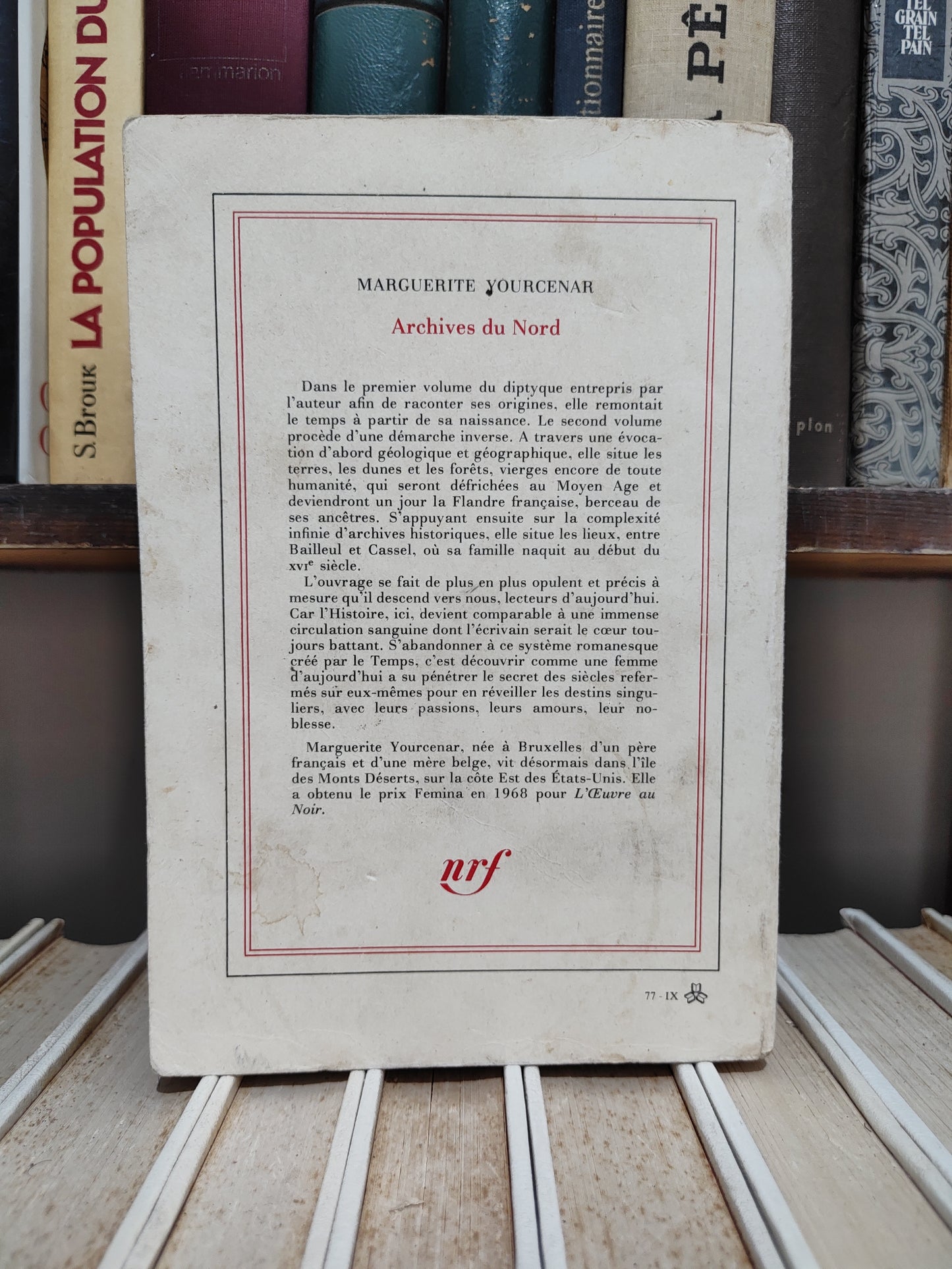 Yourcenar - Archives du Nord