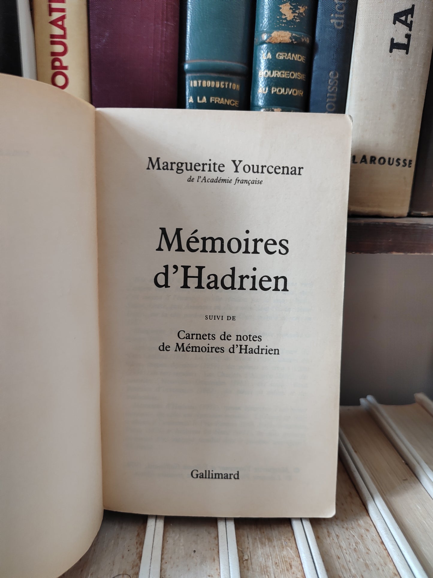 Yourcenar - MémoireS d'Hadrien