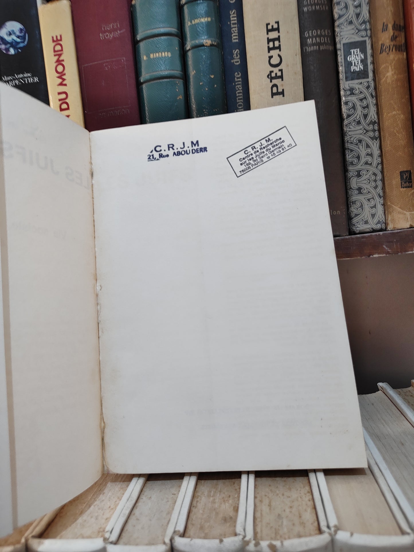 Zafrani - Les juifs du Maroc : Vie sociale, économique et religieuse ; études de Taqqanot et Responsa