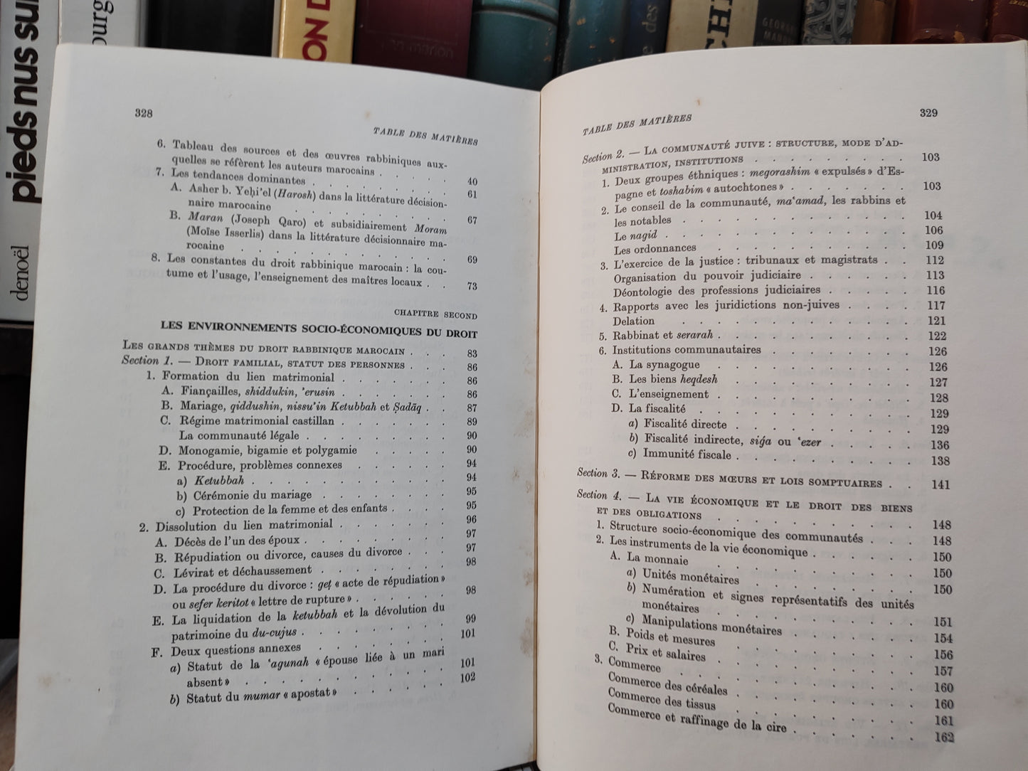 Zafrani - Les juifs du Maroc : Vie sociale, économique et religieuse ; études de Taqqanot et Responsa
