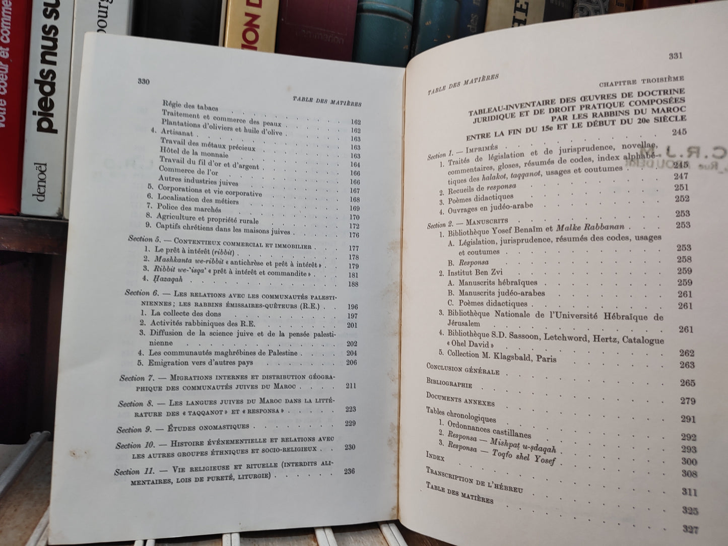 Zafrani - Les juifs du Maroc : Vie sociale, économique et religieuse ; études de Taqqanot et Responsa