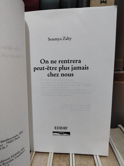 Zahy - On ne rentrera peut être plus jamais chez nous