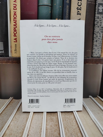 Zahy - On ne rentrera peut être plus jamais chez nous