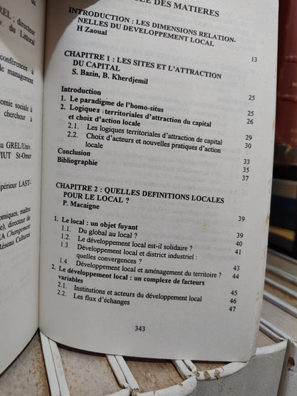 Zaoual - La socio économie des territoires