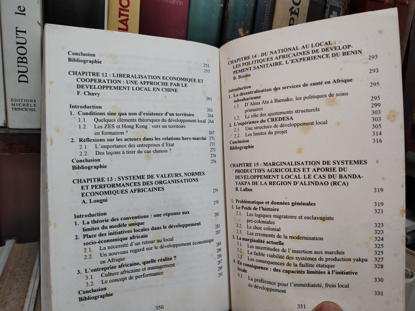 Zaoual - La socio économie des territoires