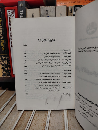 مطر - النظام الاقليمي العربي