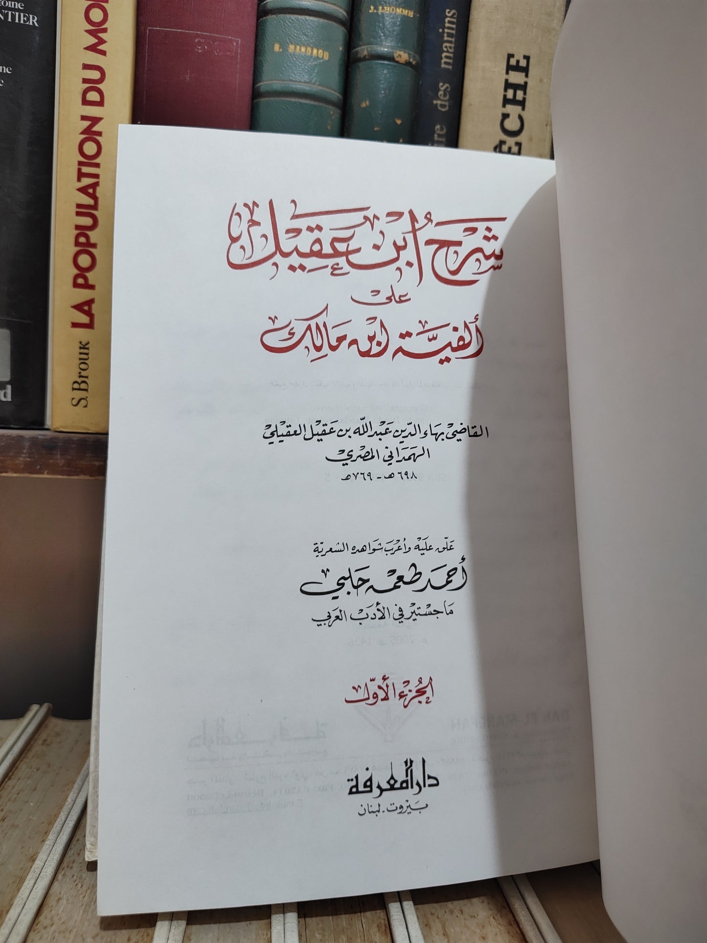 شرح ابن عقيل على الفية ابن مالك