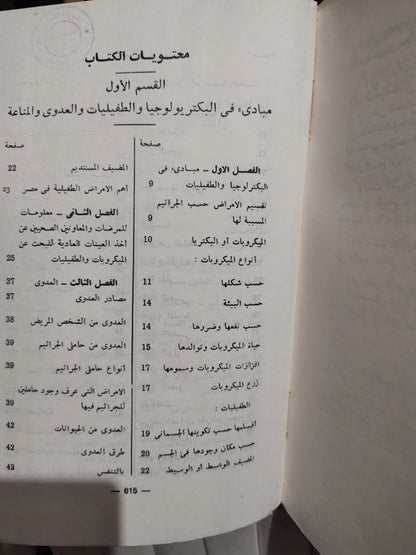 همام - علم البكتيرولوجيا و الطفيليات