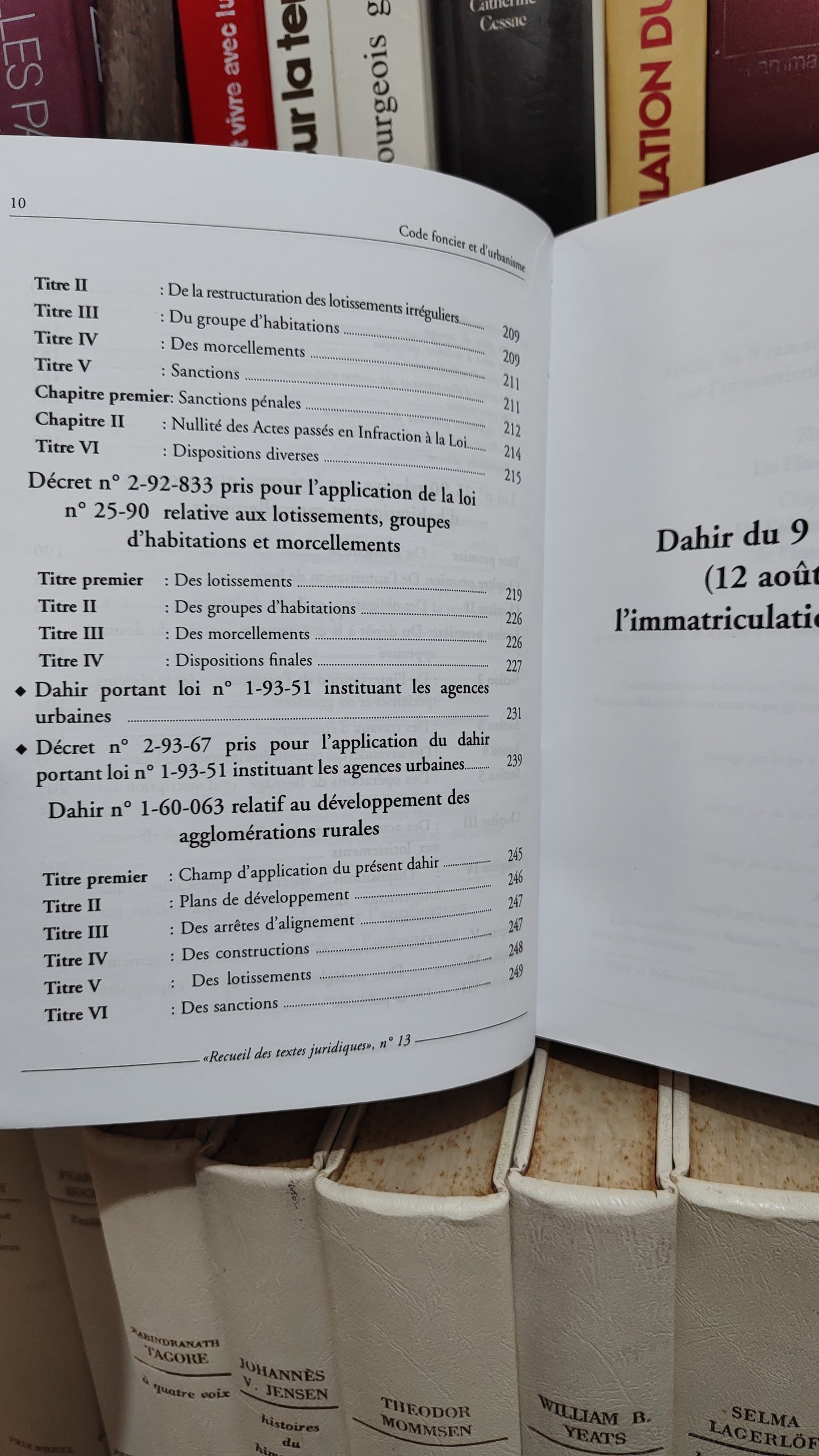 code foncier et d'urbanisme 2006 مدونة العقار و التعمير